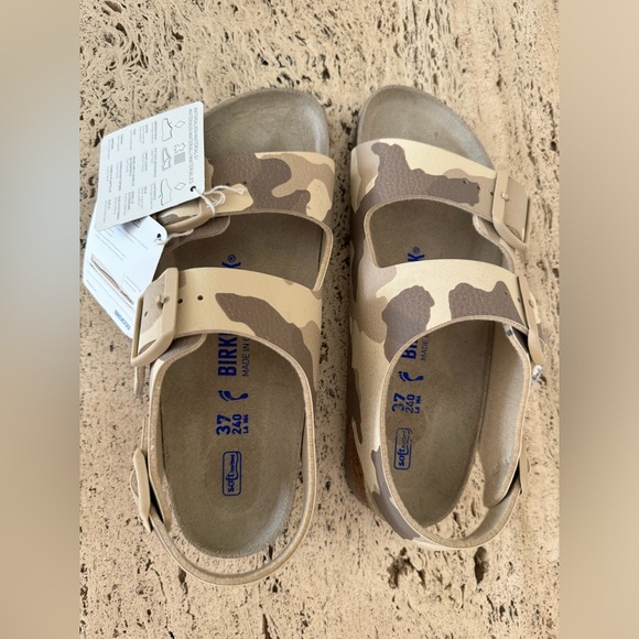 Birkenstock Milano Soft Footbed Birko-Flor Sandals. MSRP $120 - Picture 10 of 17
